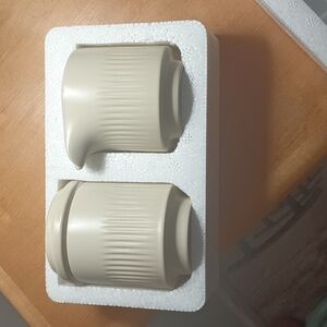 Elegant Cream Coffee & Tea Set